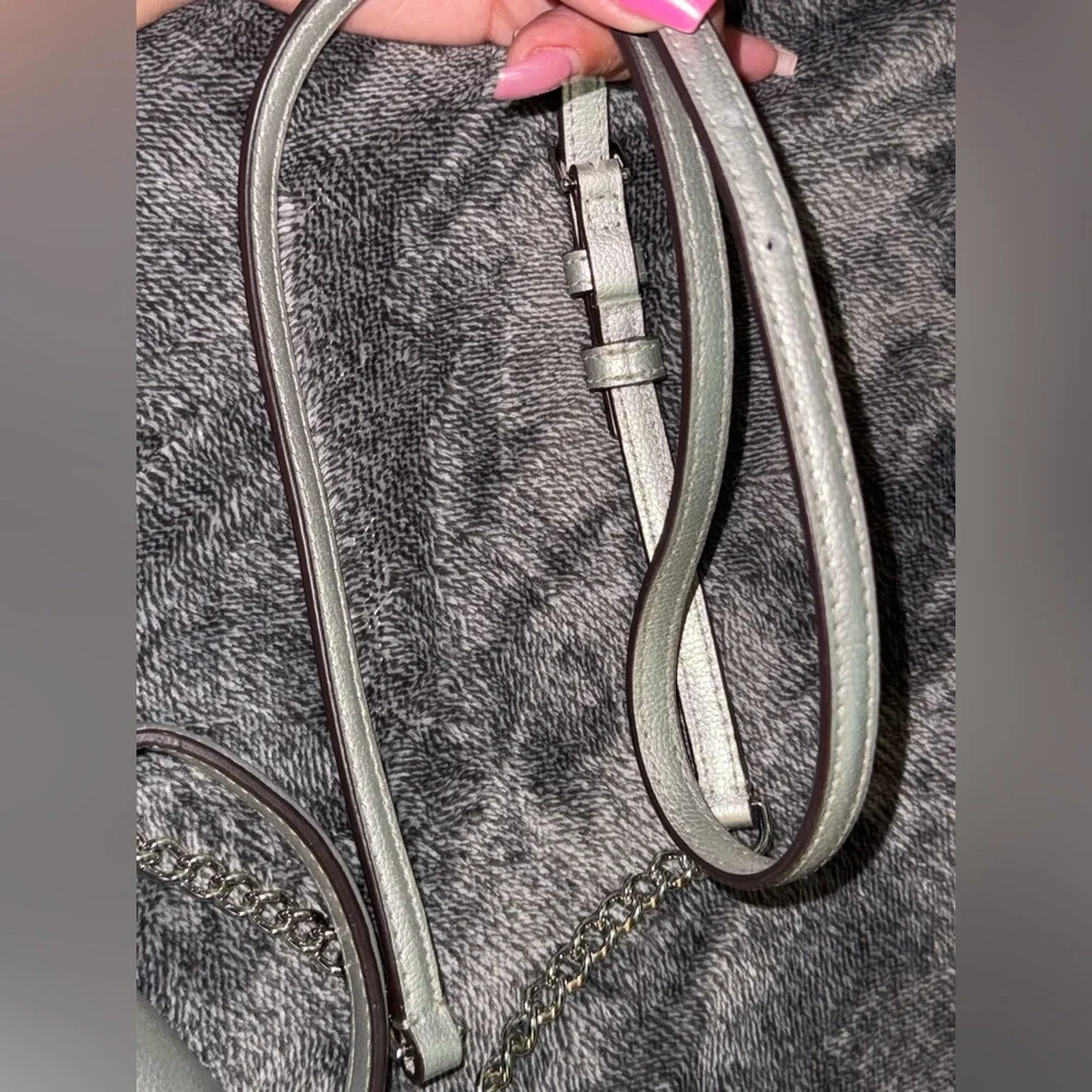 Kate Spade Silver Mini Crossbody Bag - Picture 7 of 11